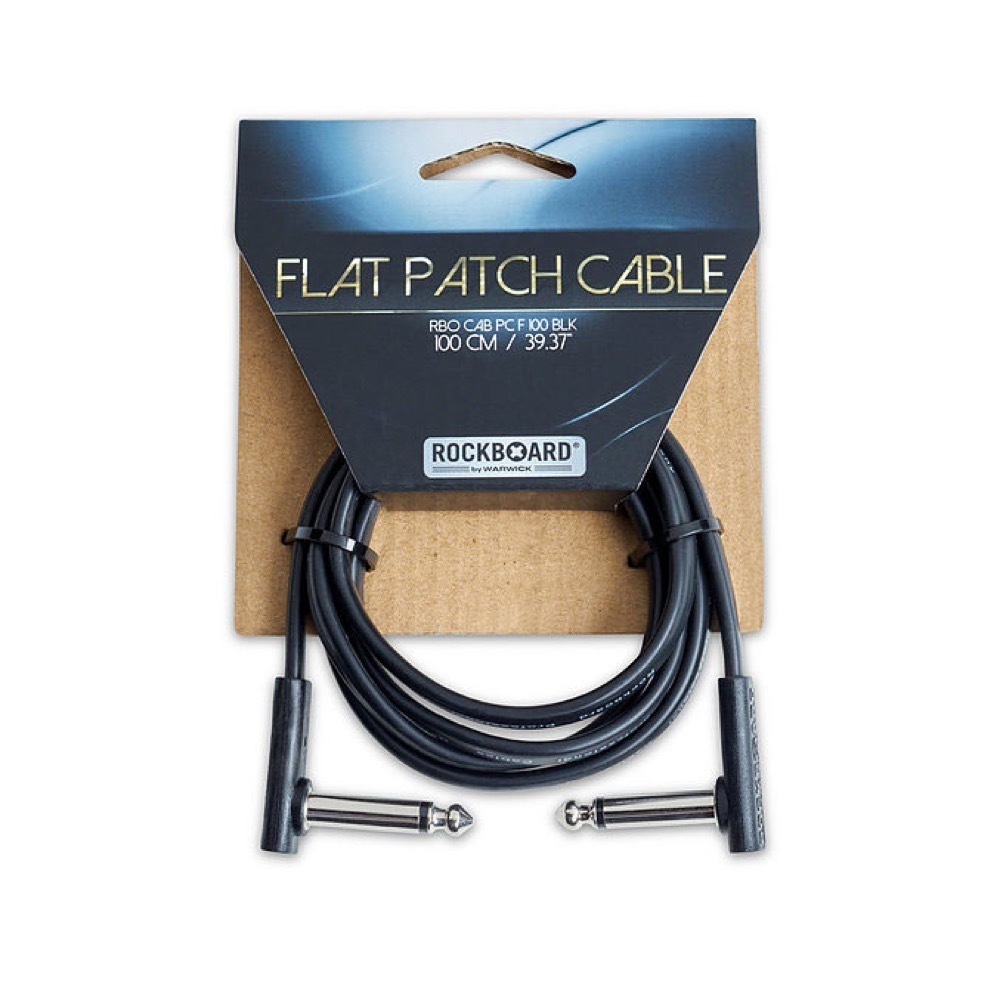 RockBoard RBO CAB PC F 100 BLK Flat Patch Cable 100 cm フラットパッチケーブル_画像3