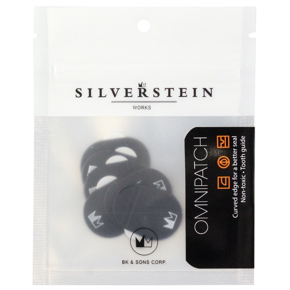 SILVERSTEIN OP01B OMNIPATCH マウスピースパッチ ブラック 6枚入り_画像1