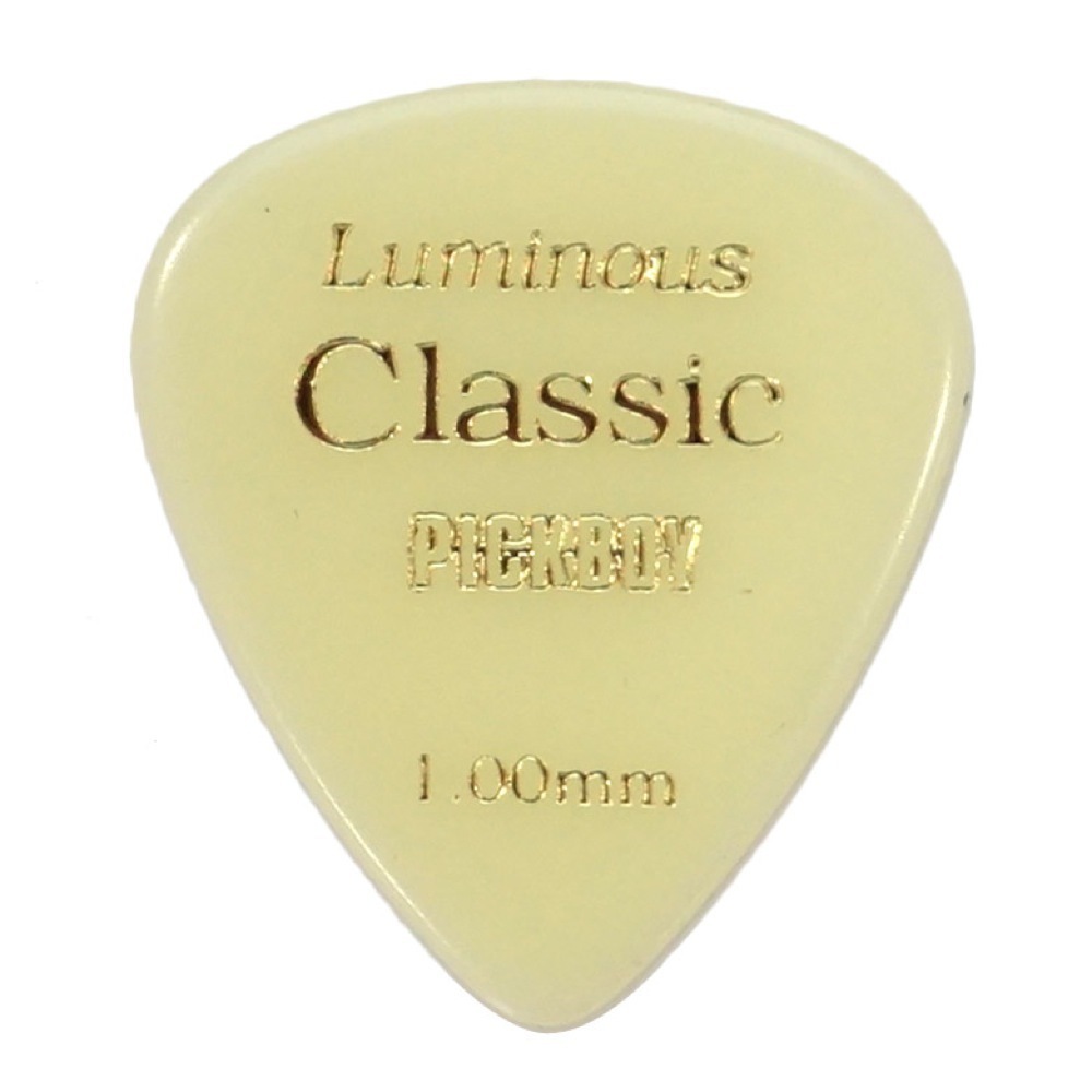 PICKBOY GP-18/100 Vintage Classic Luminous 1.00mm ギターピック×10枚_画像1