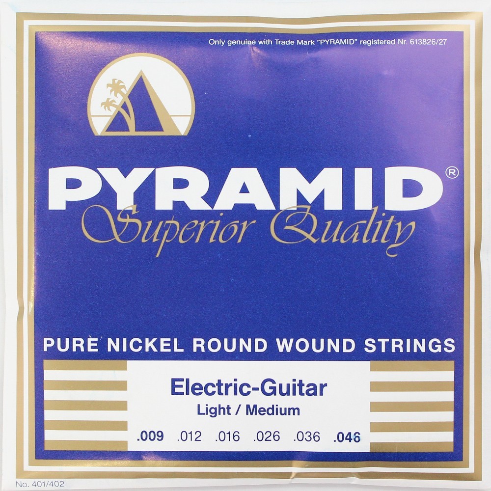 PYRAMID STRINGS EG Pure Nickel 009-046 エレキギター弦×3セット_画像1