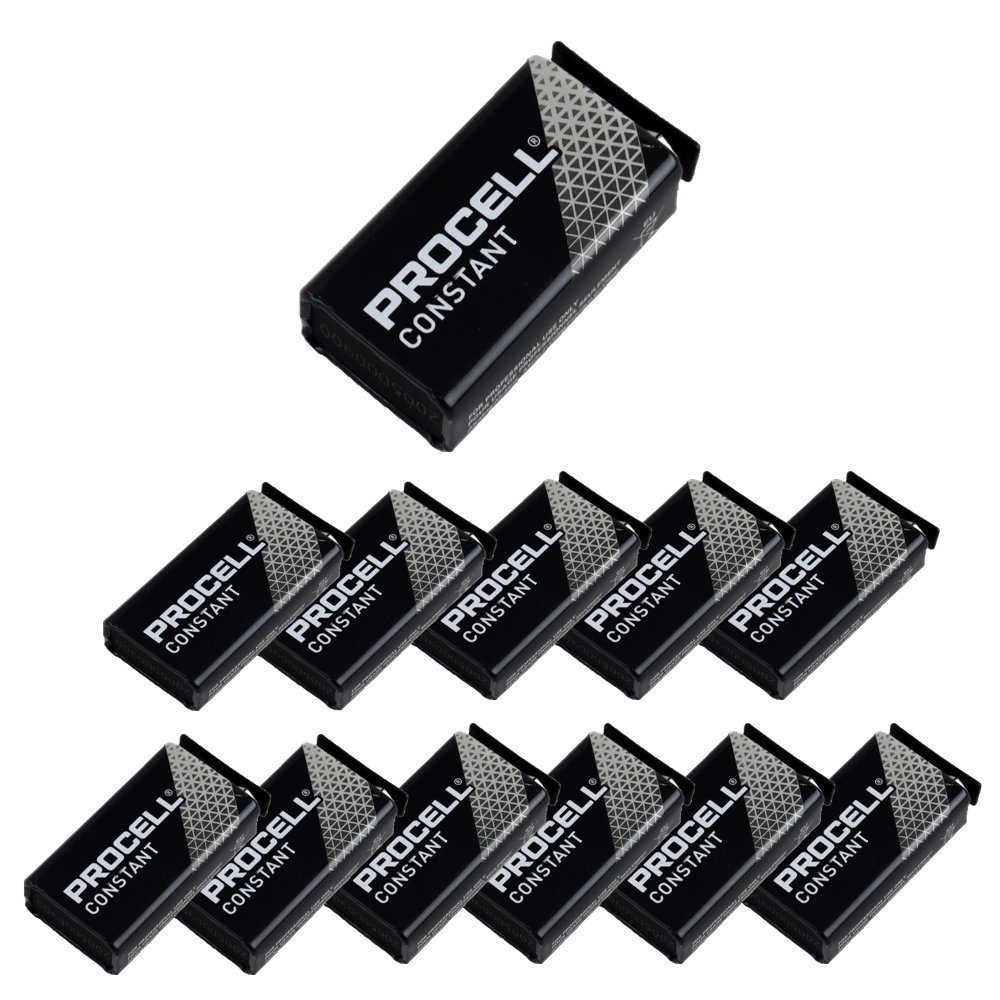 Duracell Procell PRO-9V 9V形 アルカリ乾電池×12個セット_画像1