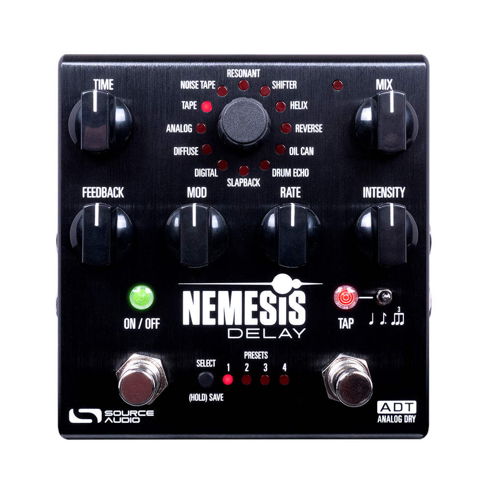 Source Audio ソースオーディオ SA260A Nemesis Delay ADT ディレイ アナログドライスルー ギターエフェクター