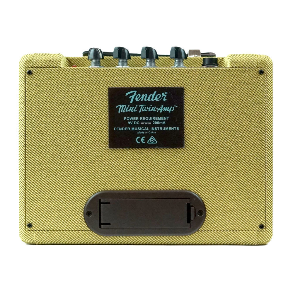 フェンダー Fender Mini 57 Twin-Amp Tweed 小型ギターアンプ コンボ エレキギター アンプの画像3