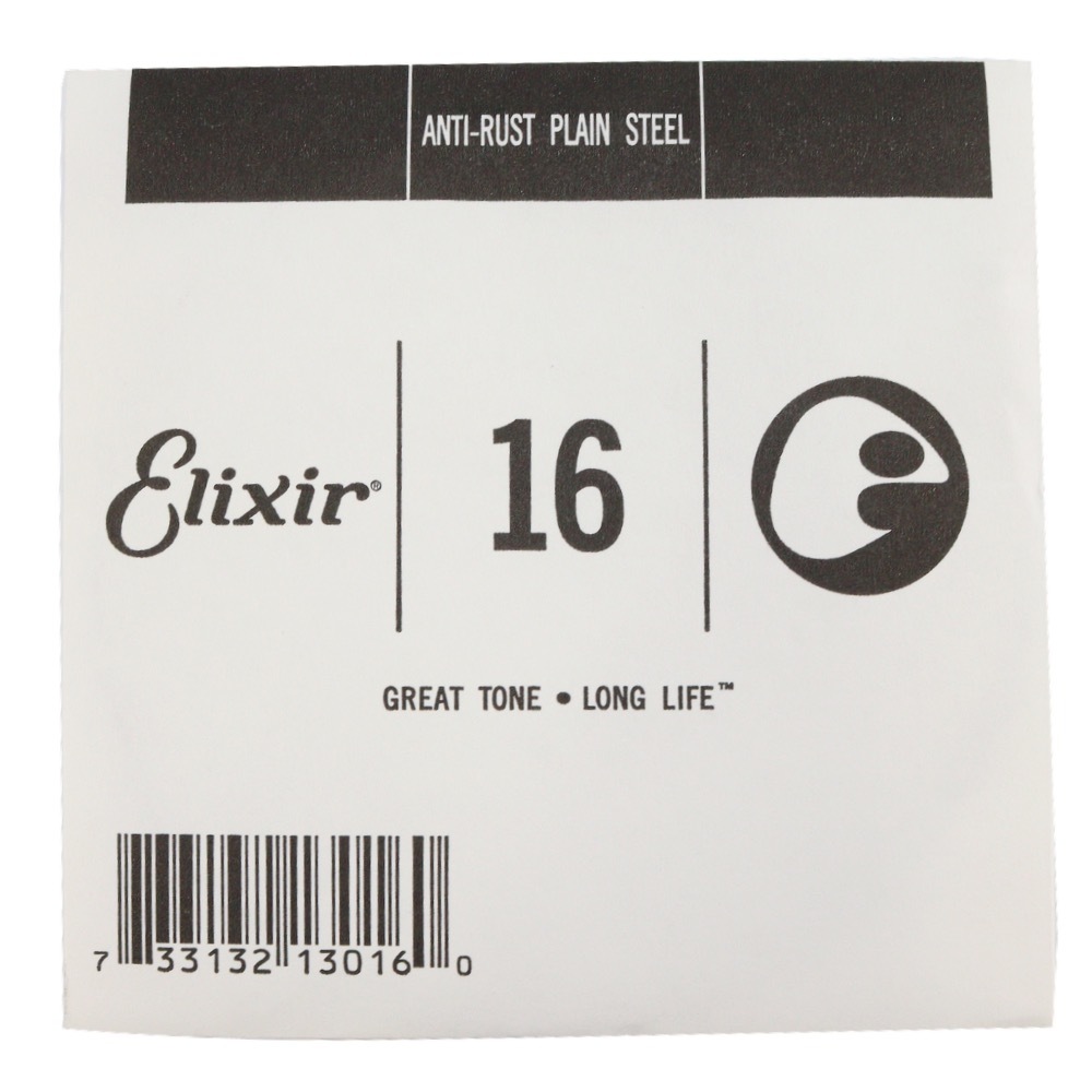 ELIXIR エリクサー 13016 016弦×4本 ANTI RUST PLAIN プレーン弦 ギター用バラ弦_画像1