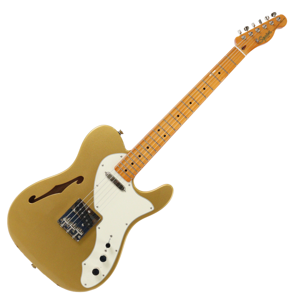 スクワイヤーギター テレキャスター Squier FSR Classic Vibe '60s Telecaster Thinline MN PPG Aztec Gold エレキギター_画像1