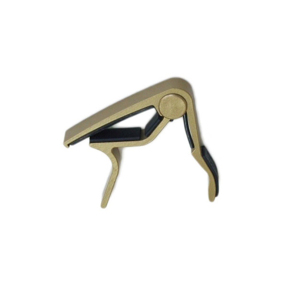 DUNLOP TRIGGER ACOUSTIC GUITAR CAPO/83CG Curved Gold ギター用カポタスト_画像1