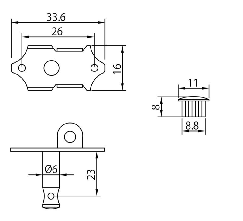 ARIA AT-280A ギター用 3対3ペグ_画像4