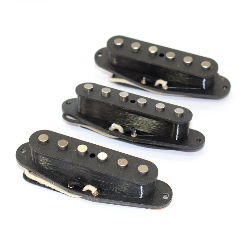 Y.O.S.ギター工房 Smoggy Pickup Single Coil Black Set_画像2