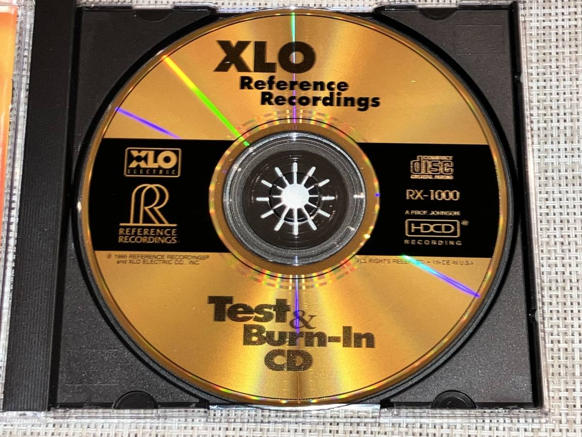 送料込み Xlo Reference Recordings / Test & Burn in CD 24K GOLD/HD-CD 即決_画像6
