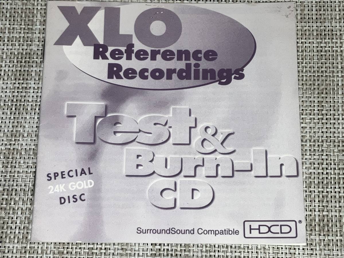 送料込み Xlo Reference Recordings / Test & Burn in CD 24K GOLD/HD-CD 即決_画像5