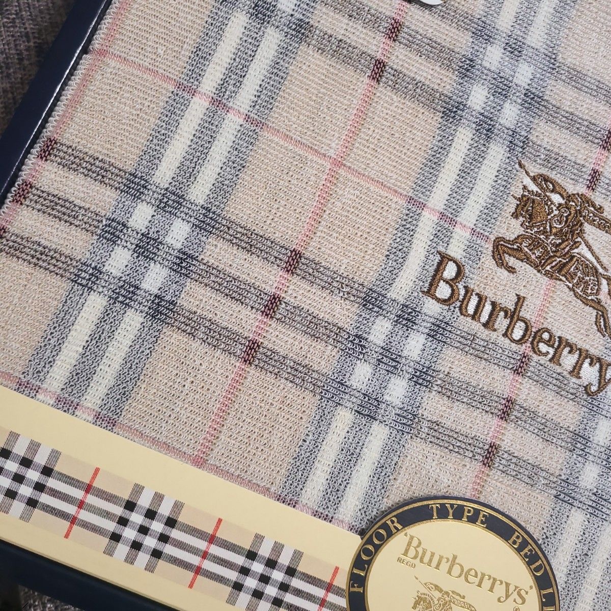 Burberrys BURBERRY バーバリー タオルシーツ 西川産業　ノバチェック　