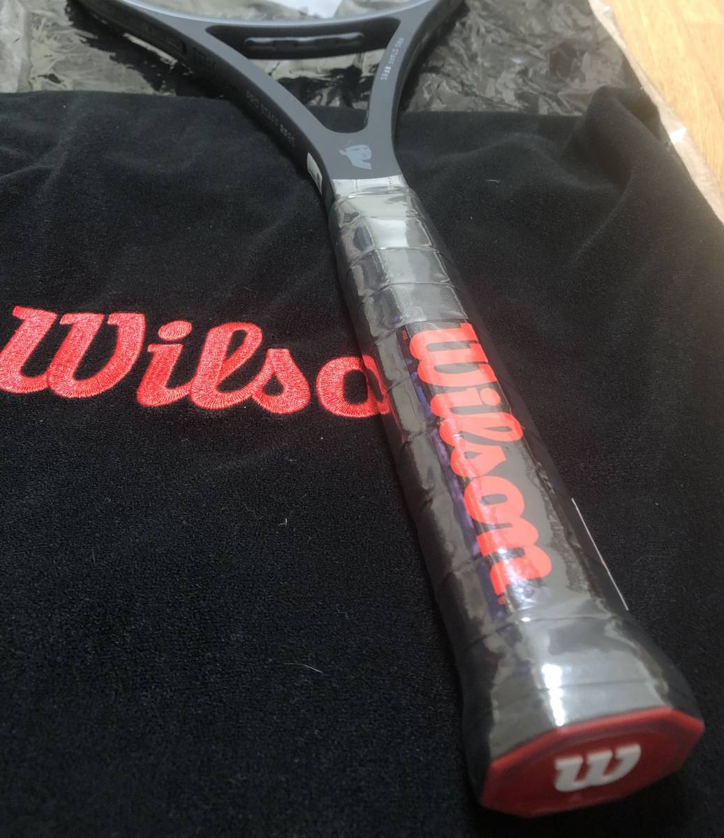 未使用品 送料無料　Wilson PROSTAFF RF 85 Black in Black　ウィルソン プロスタッフ ロジャー・フェデラー 85 交換用新品グロメット付 