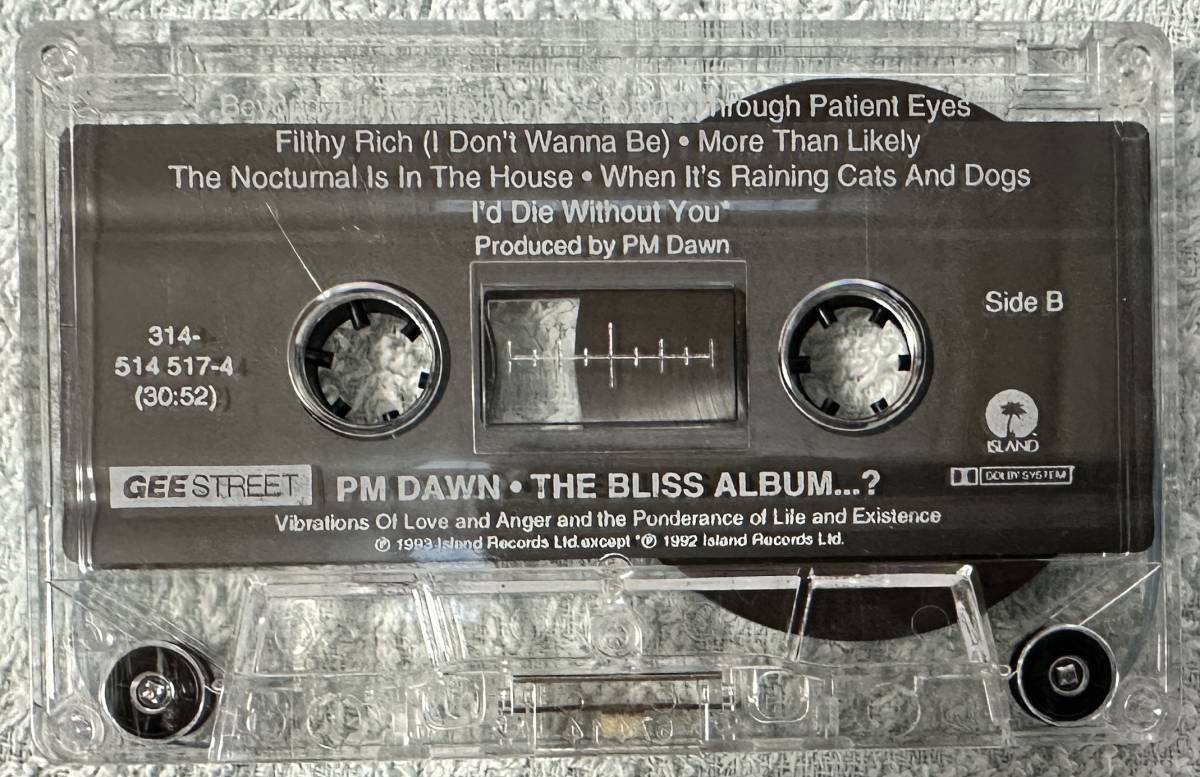 中古カセットテープ：PM DAWN(PM.ドーン) / THE BLISS ALBUM...? (US版)の画像5