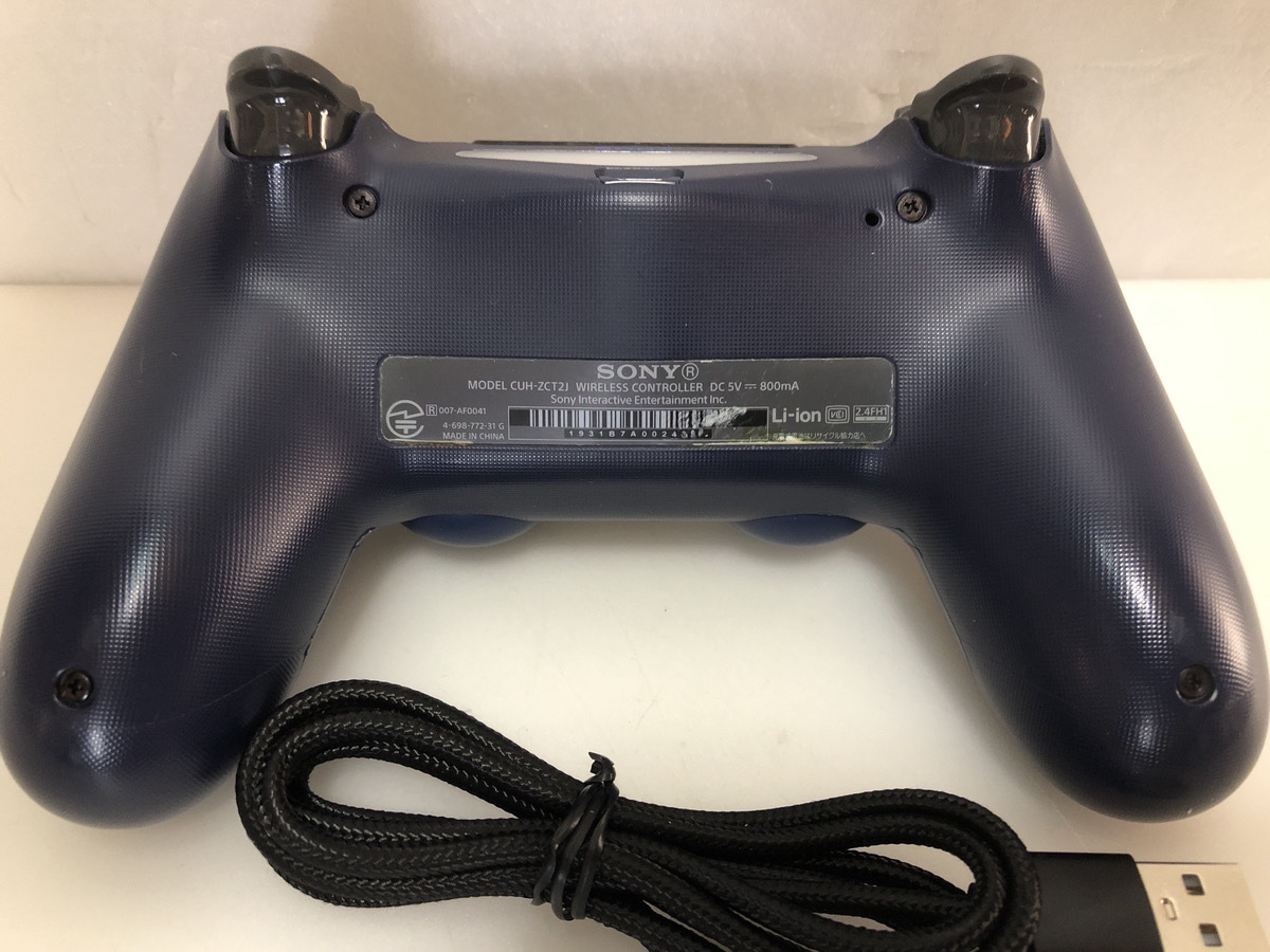 【送料無料】PS4 純正コントローラ/デュアルショック４ ★ミッドナイト・ブルー★DUALSHOCK4_画像2