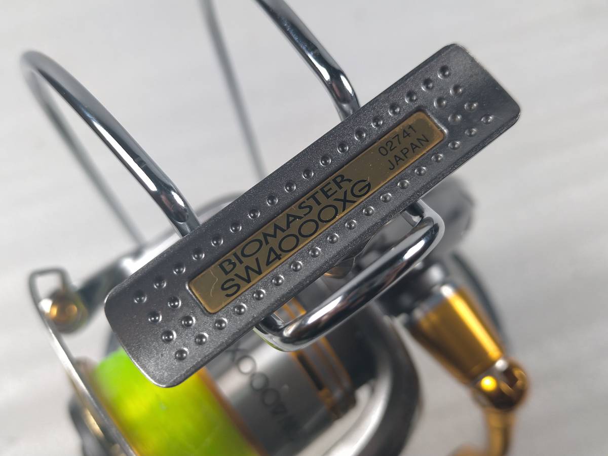 竝麥【日本製】 シマノ 10 バイオマスター SW 4000XG 日本製 Shimano BIOMASTER Made in Jp スピニングリール 02741 2813F_画像9