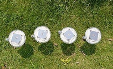ダイヤモンドタイプ ガーデンライト 4色 4個セット LEDライト ソーラーライト 屋外 ガーデニング_画像2