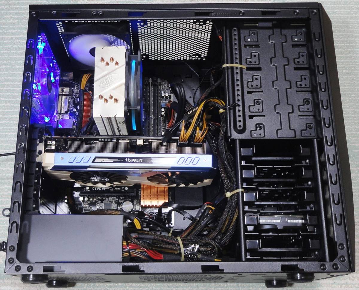 送料無料、ゲーミングPC、i7-6700K、GTX 1080 (8GB) 、高速 Nvme 256GB