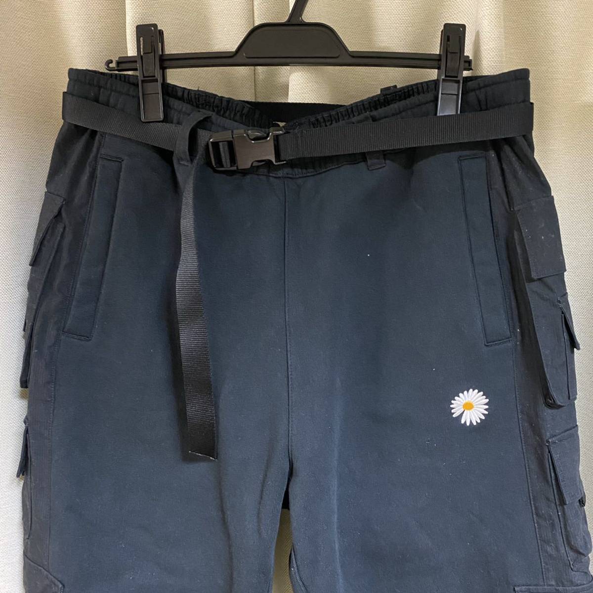 正規 NIKE PEACEMINUSONE G-Dragon ナイキ ピースマイナスワン ジードラゴン Cargo Pants カーゴ パンツ スウェット ブラック 黒 メンズ_画像3