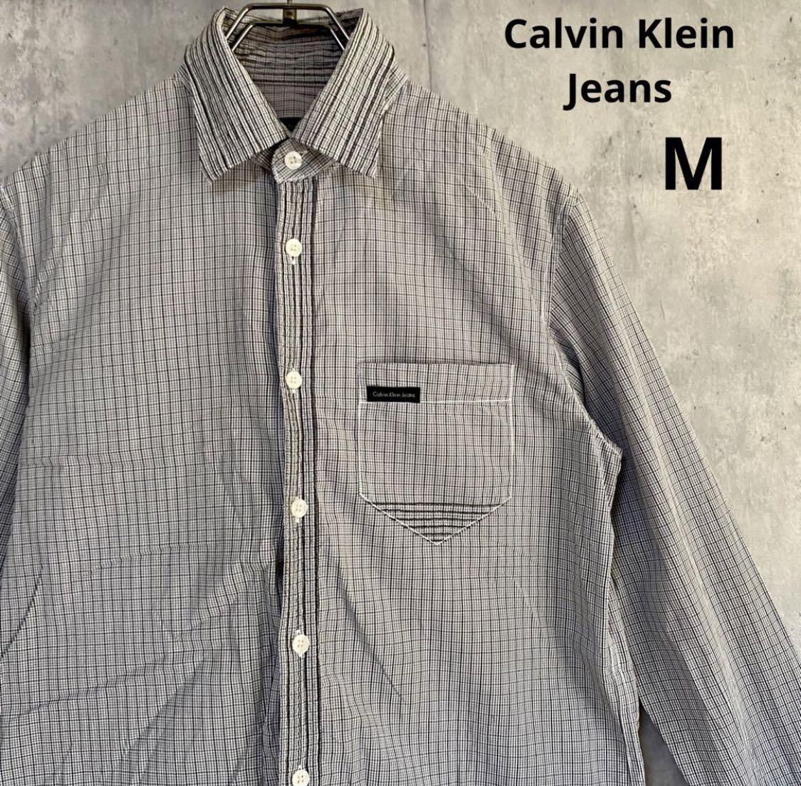 カルバンクライン　Calvin Klein Jeans 長袖シャツ　M_画像1