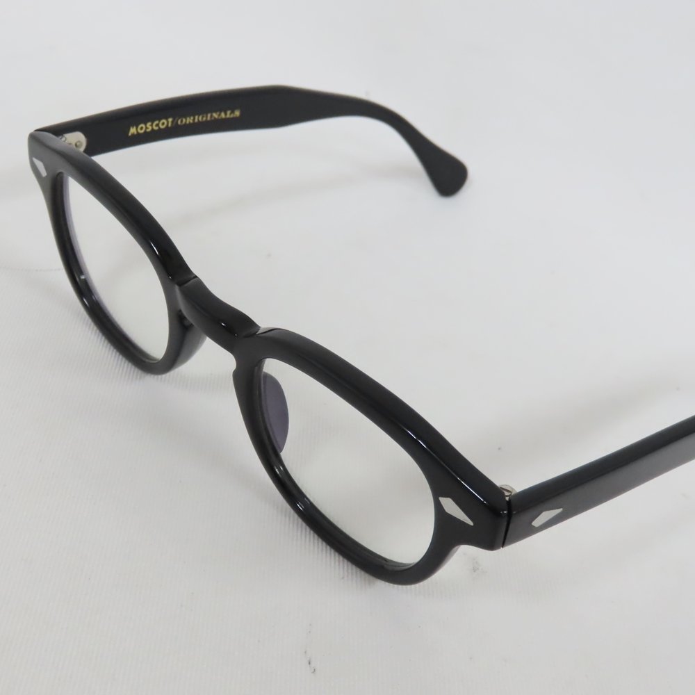 Ts771731 モスコット メガネ LEMTOSH セルフレーム 黒 MOSCOT 中古_画像3