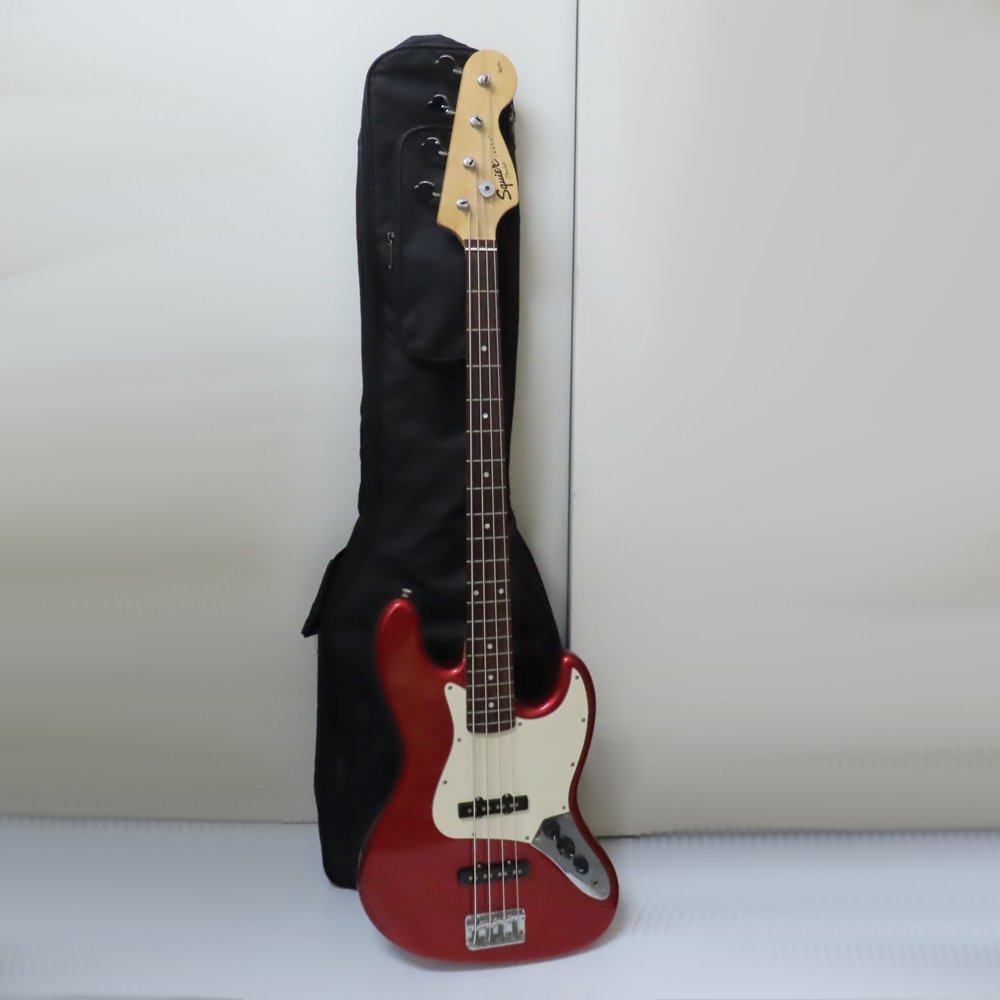 Ts772633 スクワイヤ byフェンダー ベース JBASS エレキベース レッド Squier by fender 中古_画像2