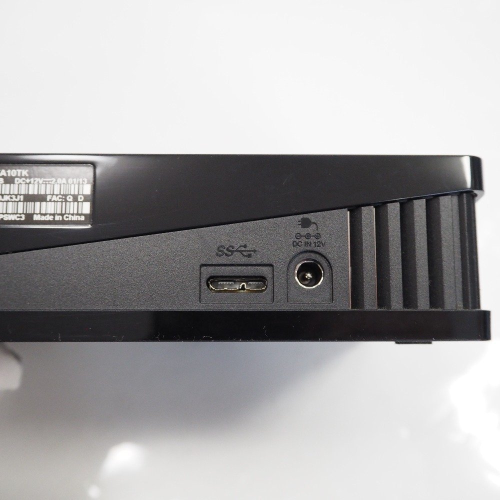 Th947481 東芝 外付ハードディスク 外付けHDD CANVIO DESK HD-EA10TK USB3.0 1.0TB TOSHIBA 中古_画像7