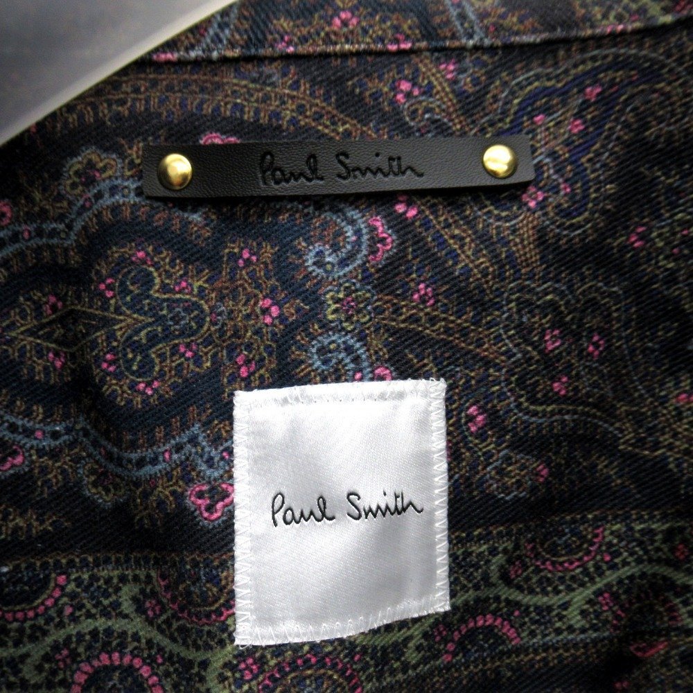 KR41291 ポールスミス セットアップ ペイズリー柄 トラッカージャケット＆パンツ 21AW メンズ Paul Smith 中古_画像7