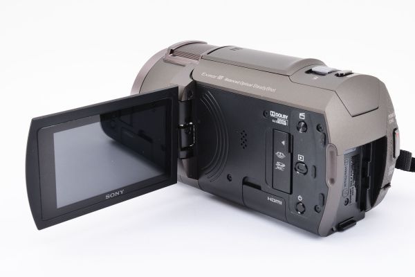 SONY FDR-AX45 HandyCam ハンディカム デジタル4K ビデオカメラ ソニー 大容量バッテリー(NP-FV100A)付き [A0167]_画像6