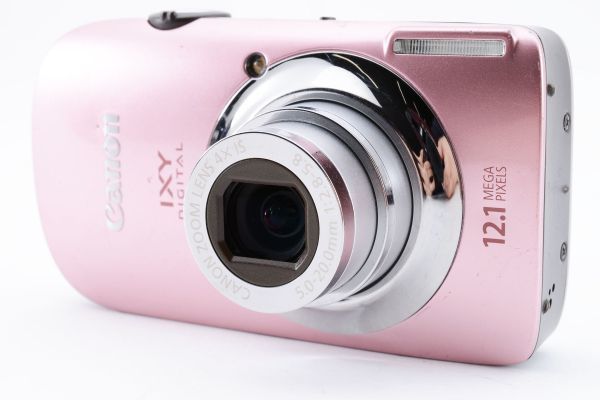 Canon IXY DIGITAL 510 IS PC1356 コンパクトデジタルカメラ ピンク [A0210]_画像3