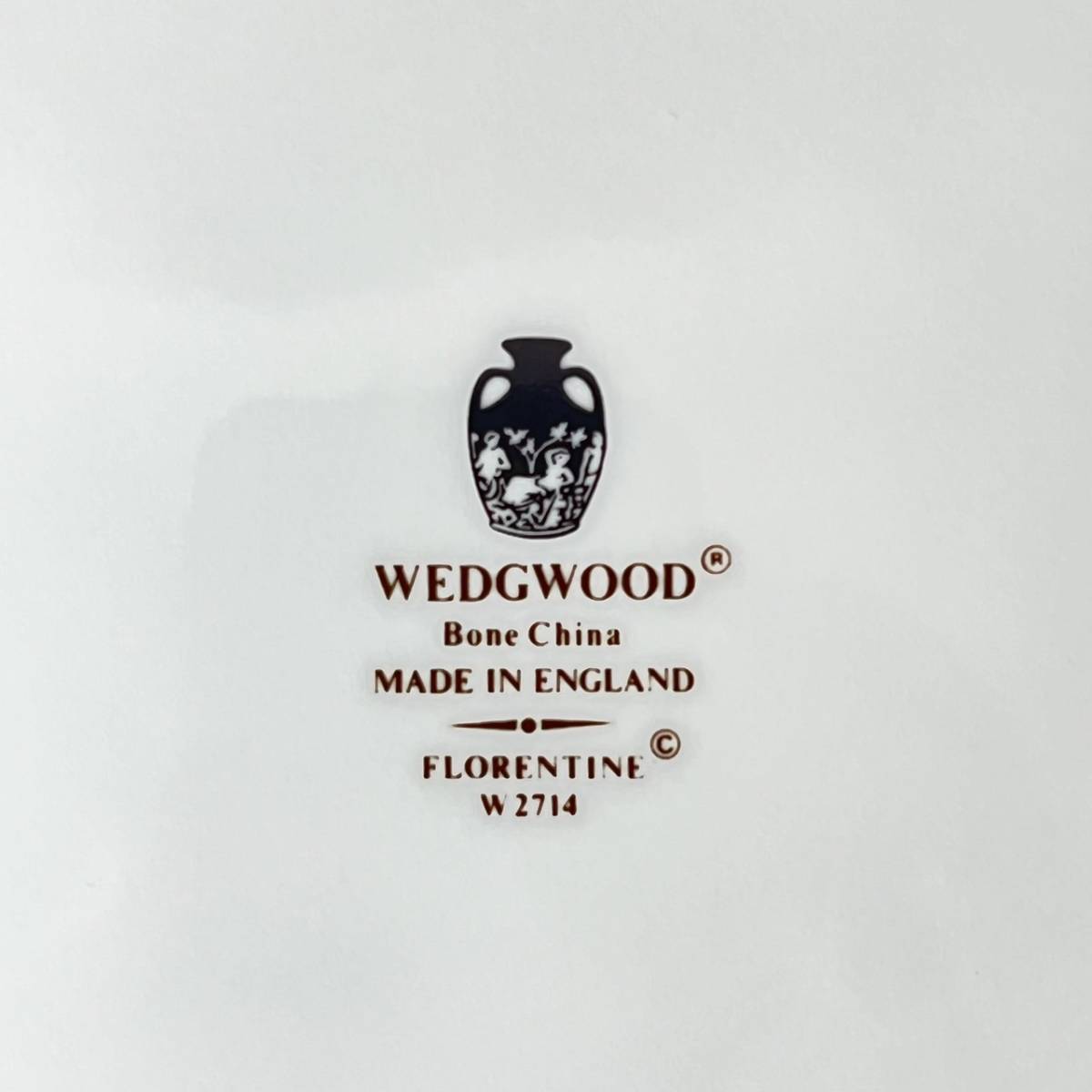 【Wedgwood】極美品 ウェッジウッド W2714フロレンティーン ターコイズ 大皿　プレート　5枚セット ターコイズブルー系_画像4