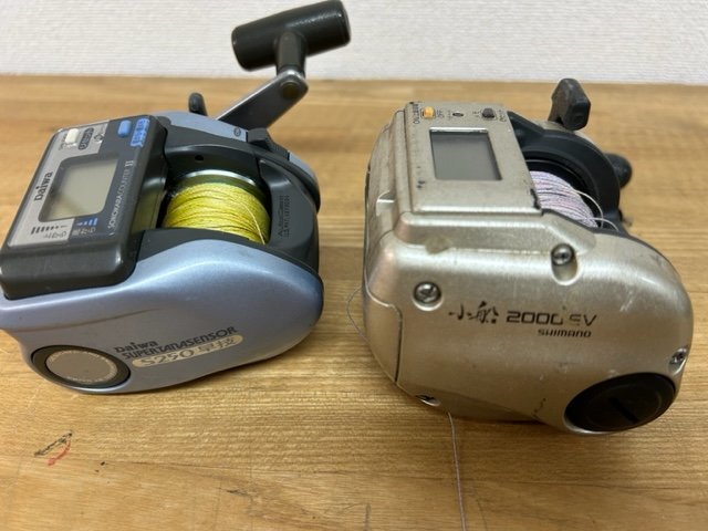 ☆OABB-00700 ジャンク品 船リール 両軸リール DAIWA ダイワ SHIMANO シマノ RYOBI リョービ まとめて 6点_画像2