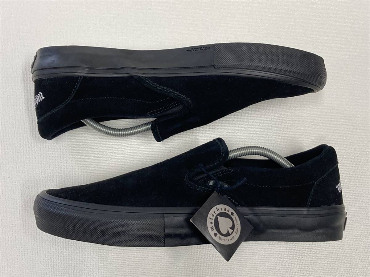 激レア!! VANS motorhead SLIPON 黒 スエード バンダナ付き POP CUSH US11.5 (29.5cm) アメリカ企画限定!! スリッポン バンズ_画像7