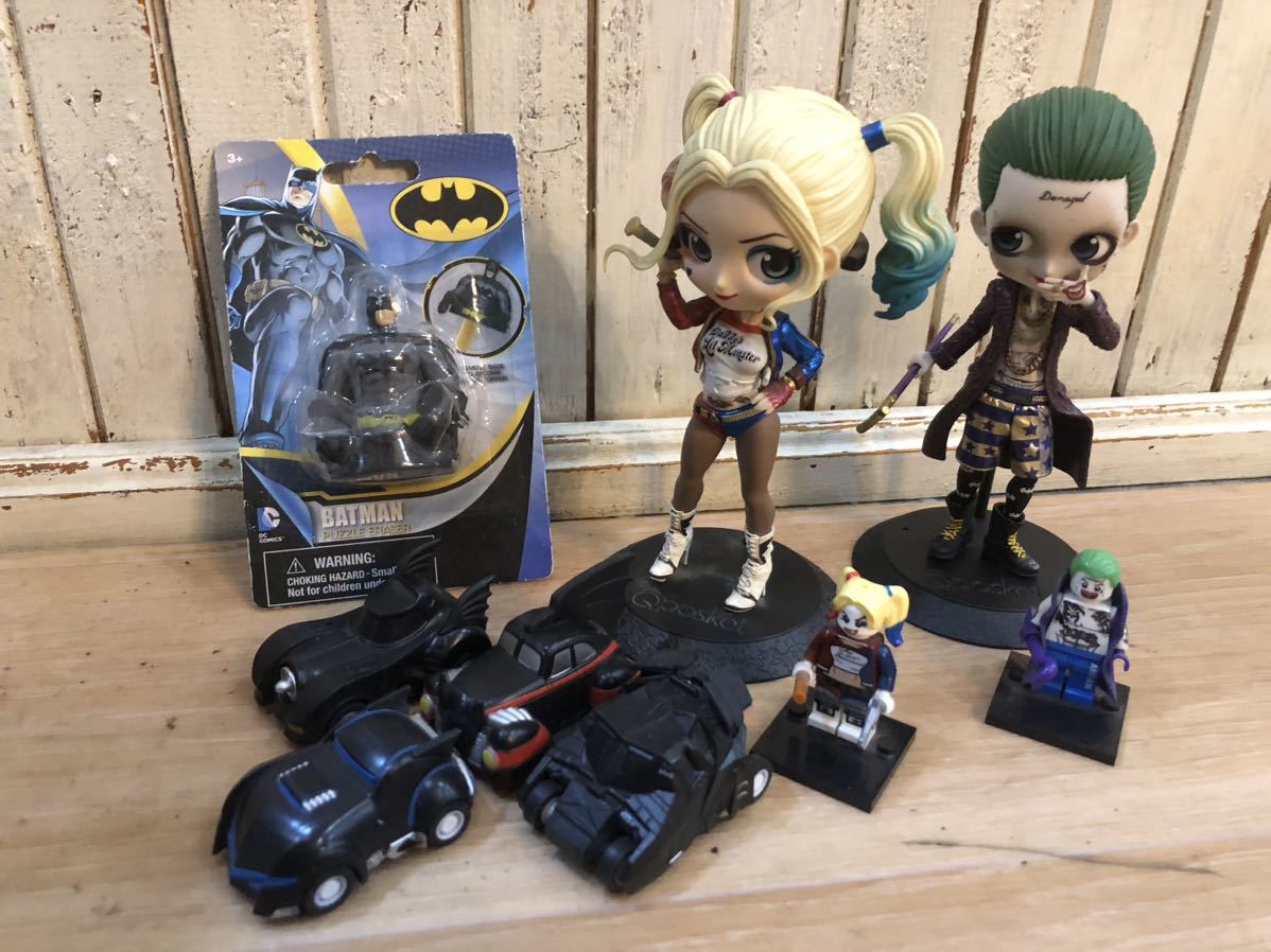 DC comics American Comics hobby summarize bado man Harley i Queen Joker bado Mobil Hsu side skwado hero vi Ran 