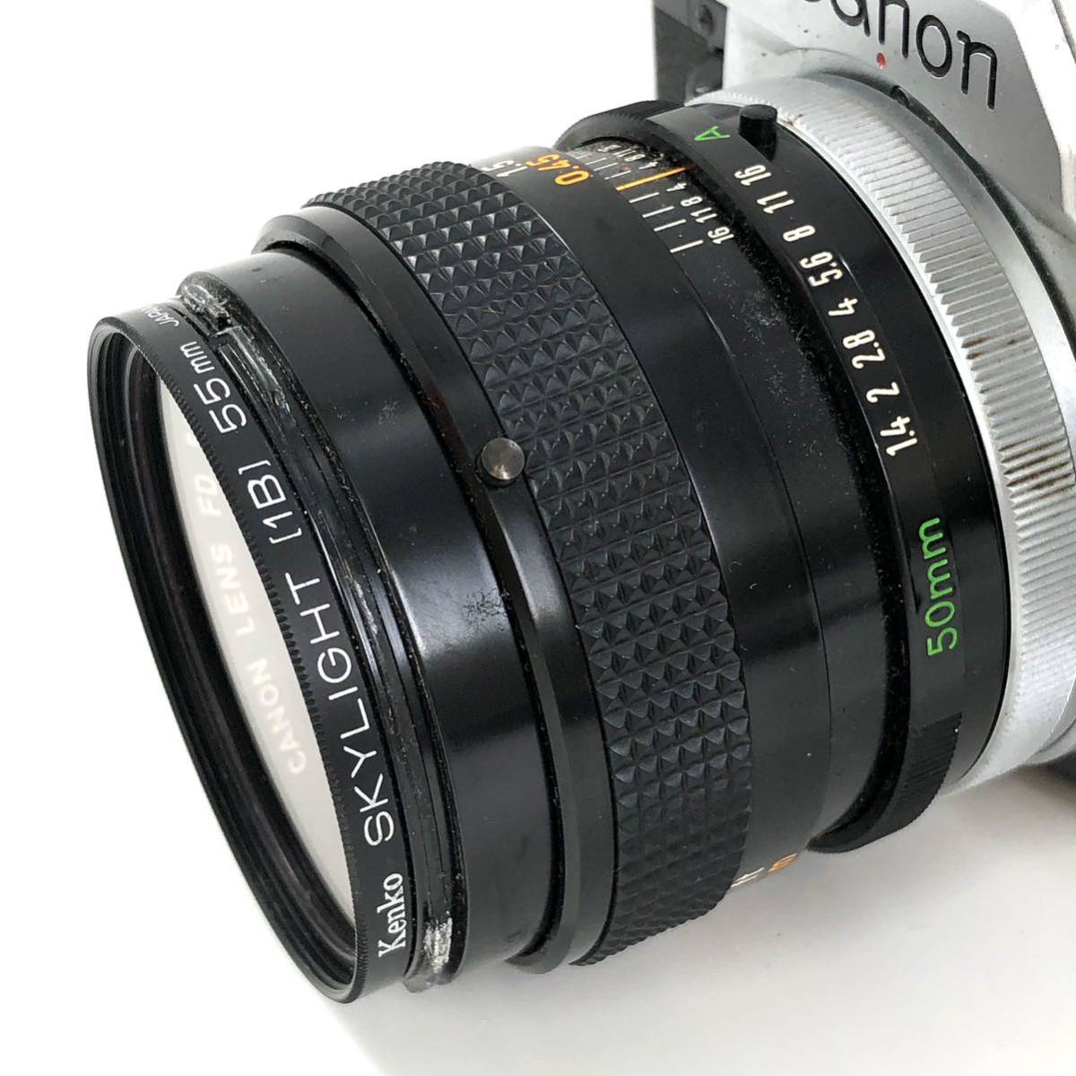 『Canon▲ボディ』MC-21 キャノン カメラ フィルムカメラ AE-1 レンズ付き 眼 FD 50mm 一眼レフ マニュアルフォーカス LENS CANON _画像5