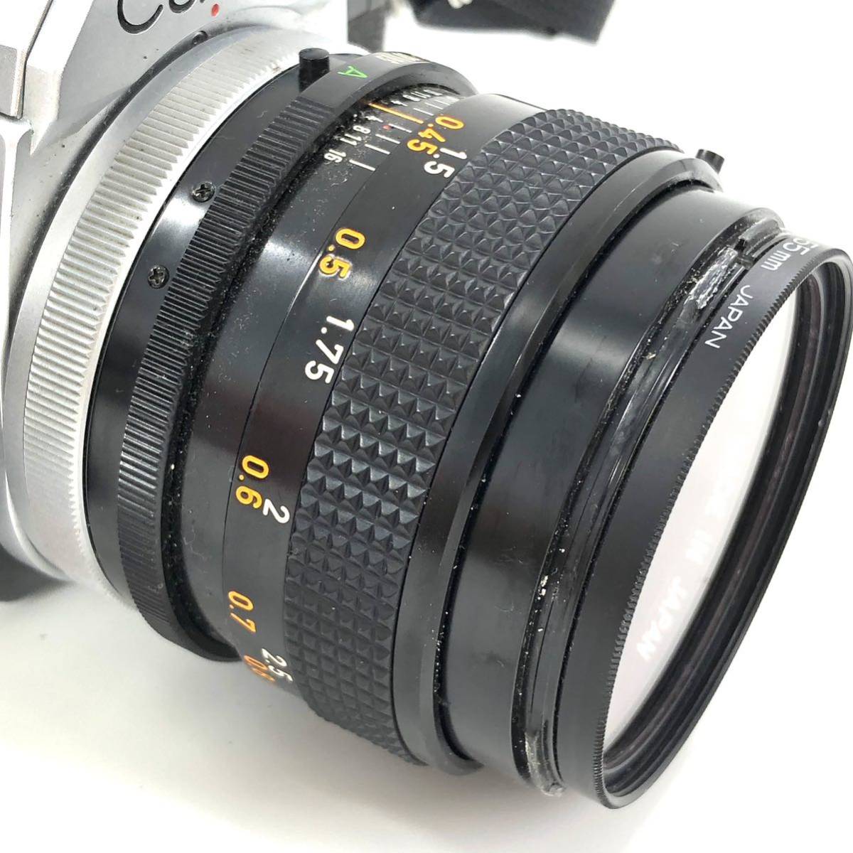 『Canon▲ボディ』MC-21 キャノン カメラ フィルムカメラ AE-1 レンズ付き 眼 FD 50mm 一眼レフ マニュアルフォーカス LENS CANON _画像6
