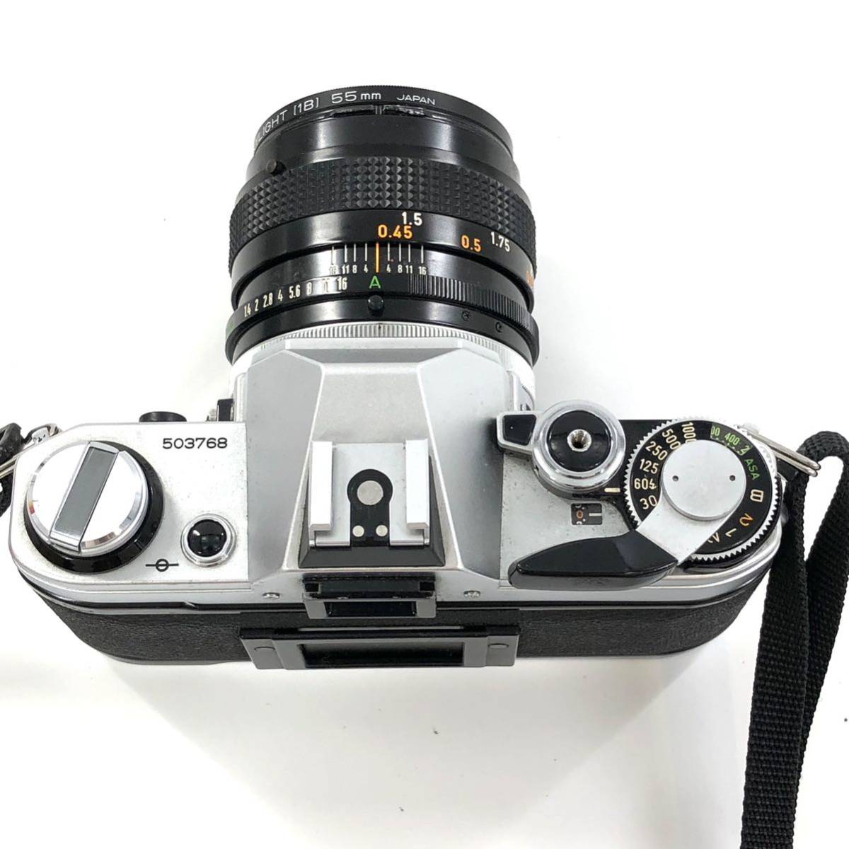 『Canon▲ボディ』MC-21 キャノン カメラ フィルムカメラ AE-1 レンズ付き 眼 FD 50mm 一眼レフ マニュアルフォーカス LENS CANON _画像8