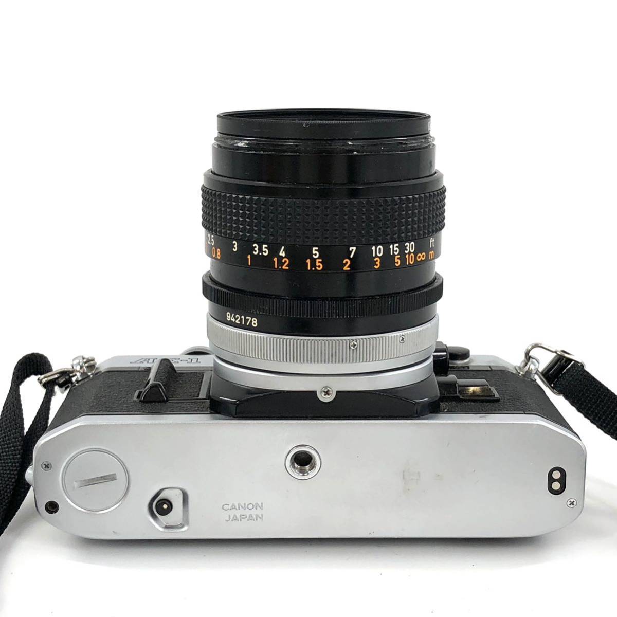 『Canon▲ボディ』MC-21 キャノン カメラ フィルムカメラ AE-1 レンズ付き 眼 FD 50mm 一眼レフ マニュアルフォーカス LENS CANON _画像10
