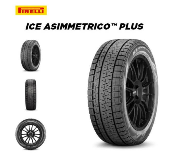 (BK015.17) 送料別[4本] PIRELLI ICE ASIMMETRICO Plus　175/65R15 84Q 2020年製造 室内保管 スタッドレス　アクア 175/65/15_画像9