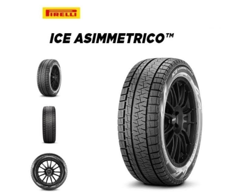 (BK004.17) 送料別[4本] PIRELLI ICE ASIMMETRICO 165/55R14 72Q 2021年製造 室内保管 スタッドレス ワゴンR ムーヴ ルークス 165/55/14._画像8