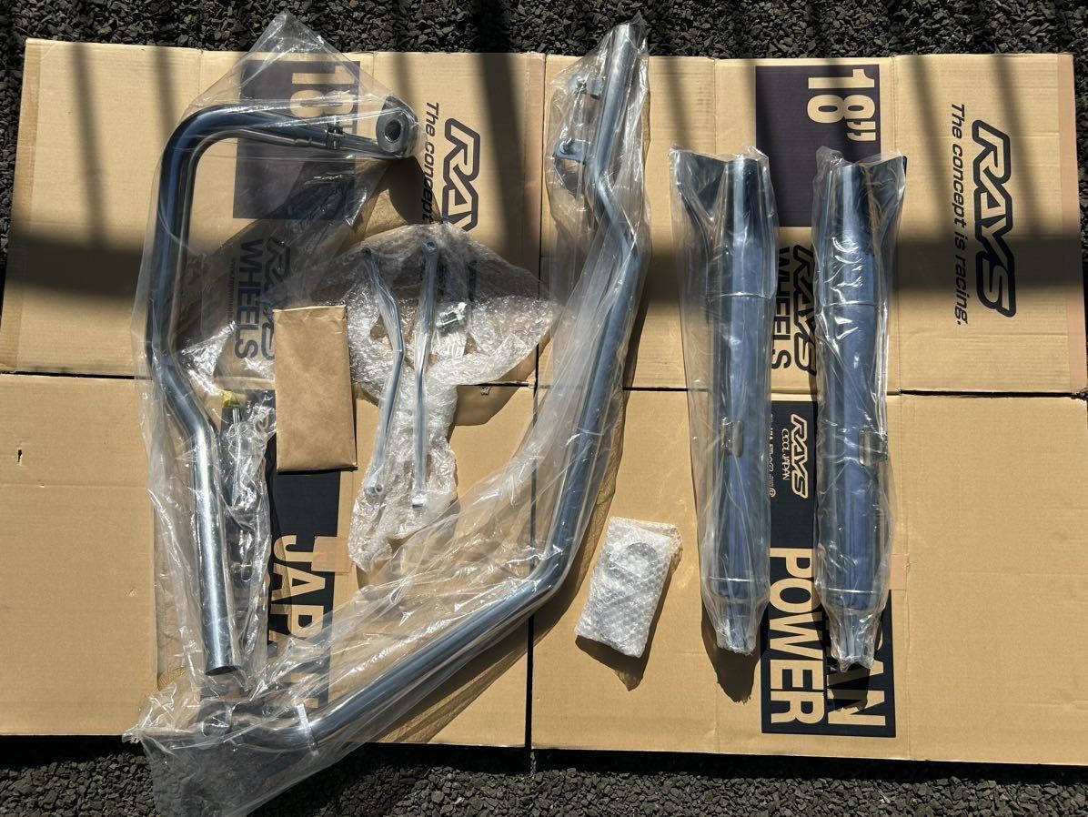 イントルーダークラシック400 マフラー 2in1 後期 インジェクション イントルーダークラシック400 マフラー 2in1 後期 インジェクション