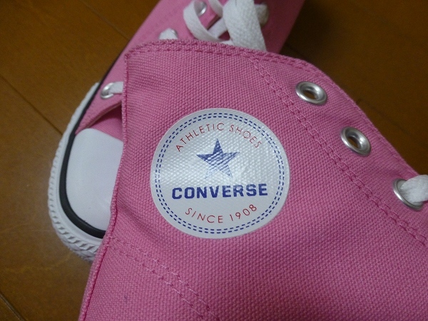 CONVERSE Nexter·高幫運動鞋23厘米帆布·粉紅色新文章 原文:コンバースCONVERSEネクスター・ハイカットスニーカー２３㎝キャンバス・ピンク新品