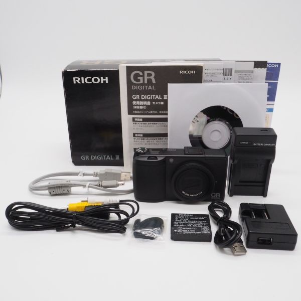 □美品□ RICOH リコー デジタルカメラ GR DIGITAL III GRDIGITAL3 元