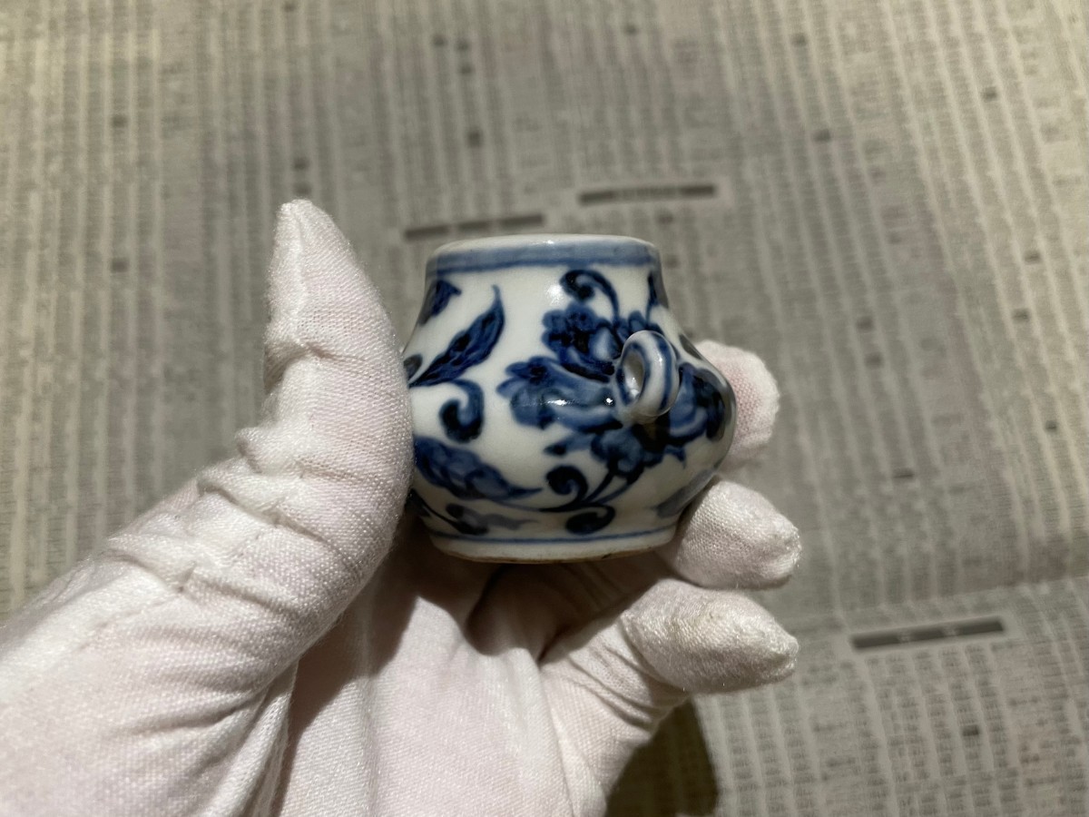 明　染付　 小壷　時代物　中国美術　骨董品 伊万里_画像4