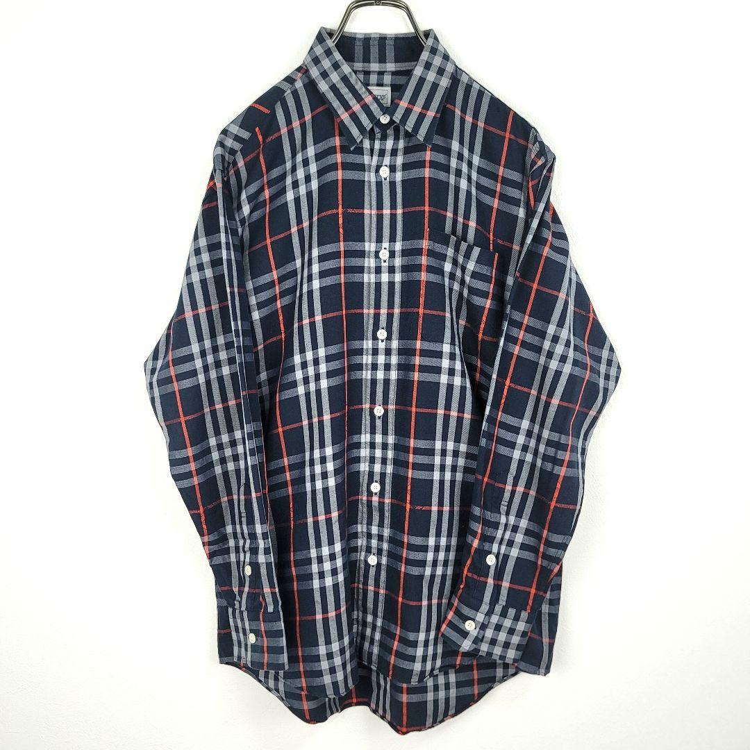 希少】BURBERRY バーバリー シャドーホース ノバチェック ネイビー