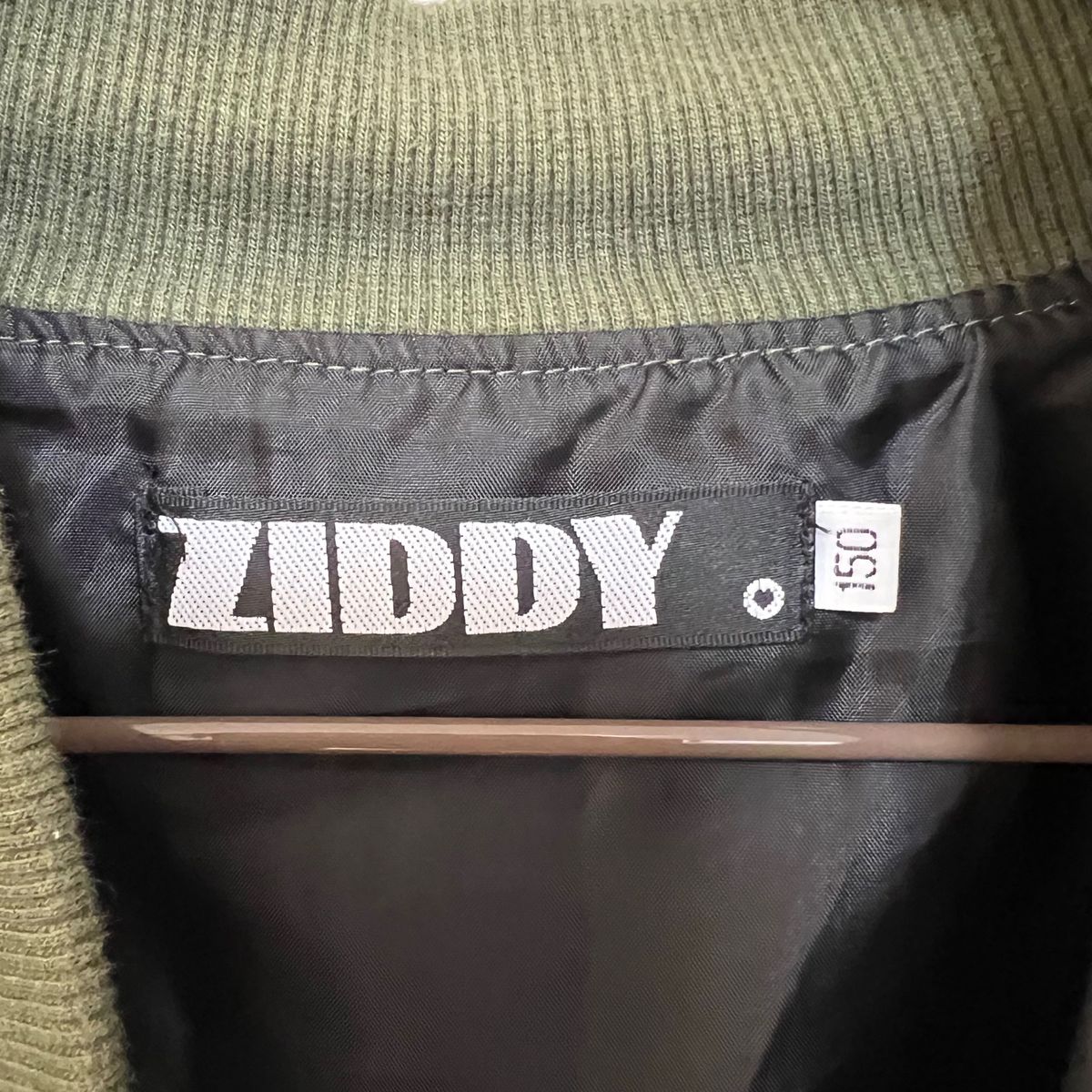 ZIDDY【ジディー】ニコ☆プチ掲載　レースアップ　スリーブ　バックロゴ刺繍　ブルゾン 150㎝