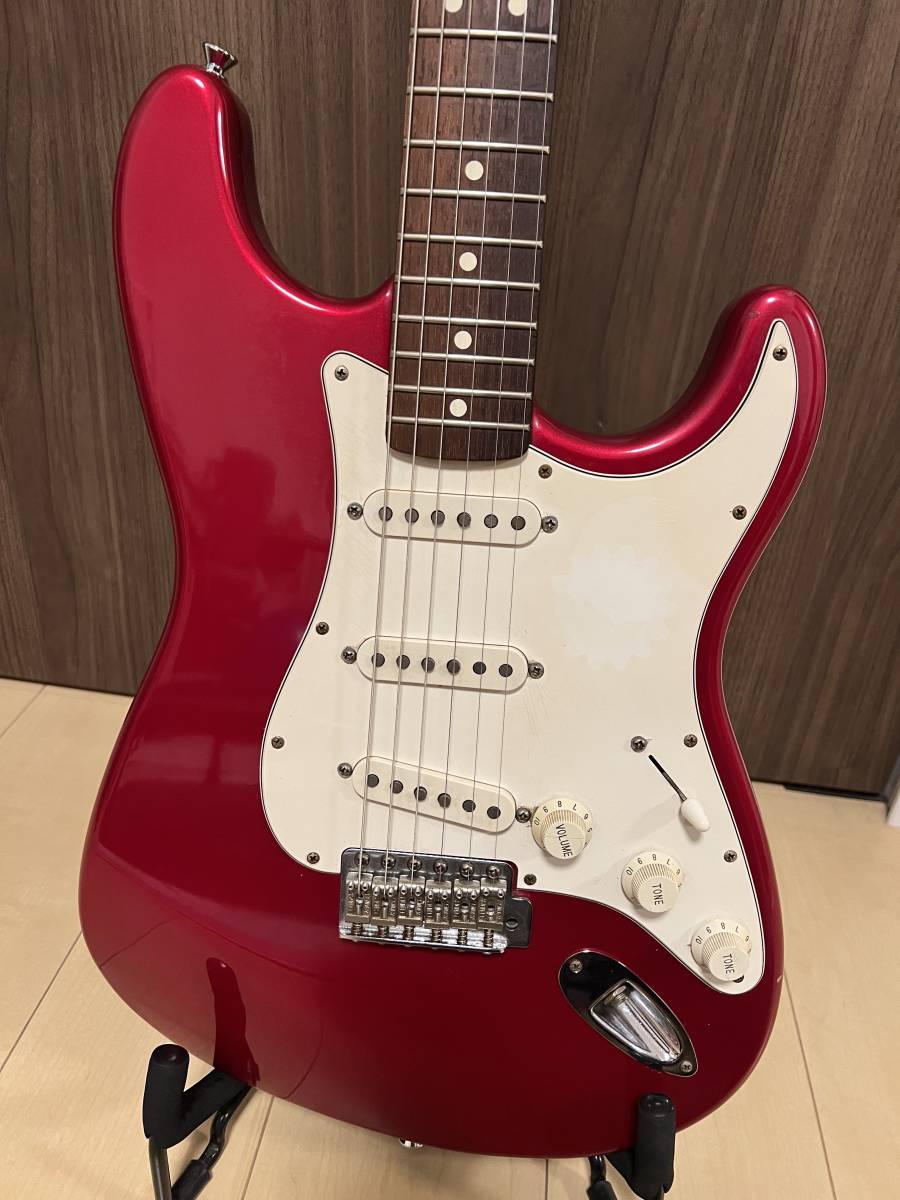 ●◆ Fender 60’s Stratocaster 97年製MX キャンディレッド レリック メンテ済み 動作品の画像2