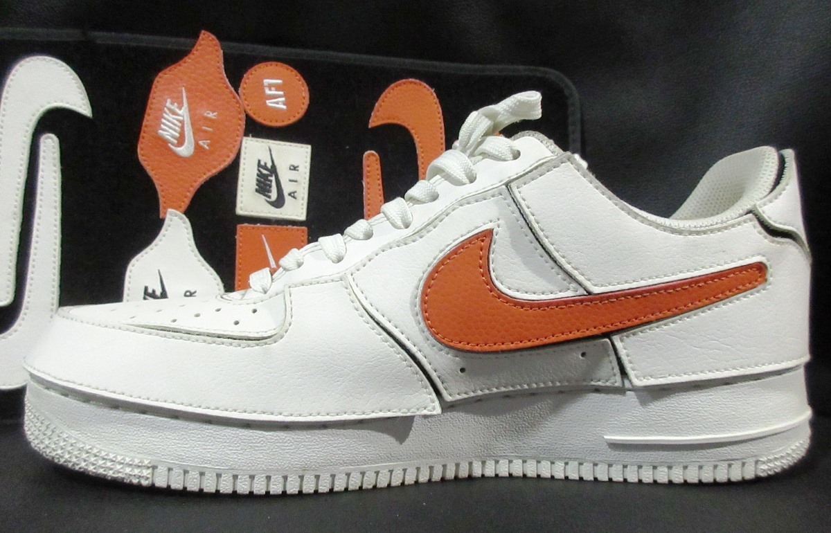 定価17,050円 ナイキ NIKE エアフォース 1/1 ホワイト/ホワイト-ブラック CZ5093-100 2020 AIR FORCE 1/1 COSMIC CLAY スニーカー 靴_画像3