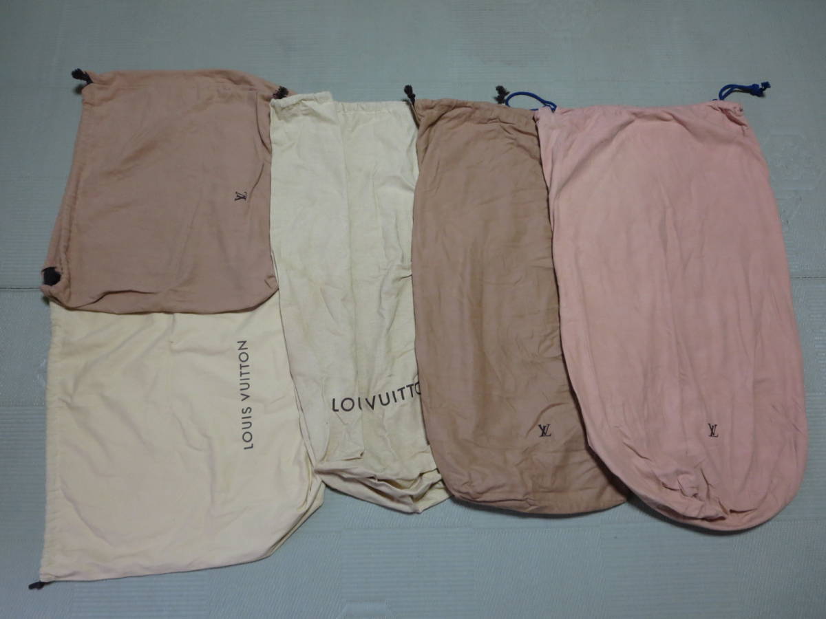  ルイ・ヴィトン 巾着袋　保存袋　5枚セット　LOUIS VUITTON_画像1