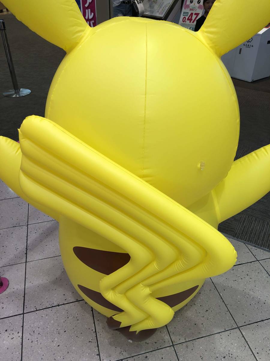 * очень редкий sa-ti one poke лето акция Pokemon Пикачу воздух винил способ судно кукла пустой viva Rune Inflatable pokemon Pikachu balloon
