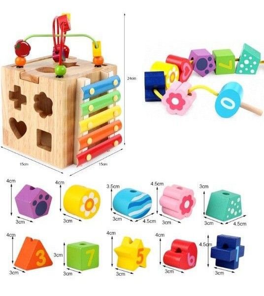 モンテッソーリ おもちゃ 知育玩具 木のおもちゃ 男の子 女の子  モンテッソーリ教具 早期開発 指先訓練  